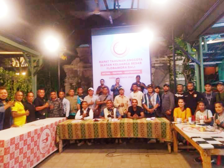 Para pengurus dan anggota Satgas Flobamora siap menjaga marwah Flobamora Bali